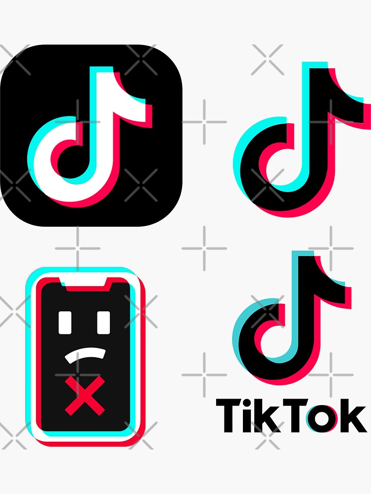 "Tiktok sticker pack" Sticker for Sale by MasonStuffMaker Redbubble