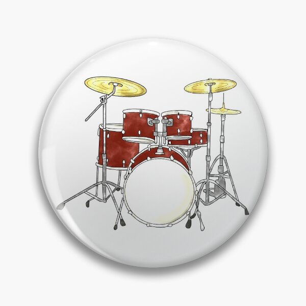 Item preview, Drum Kit (Red) designed and sold by Veronica Pifer.