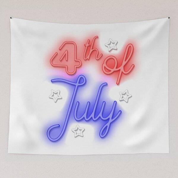 Item preview, 4 of July Neon Text designed and sold by mattpanta.