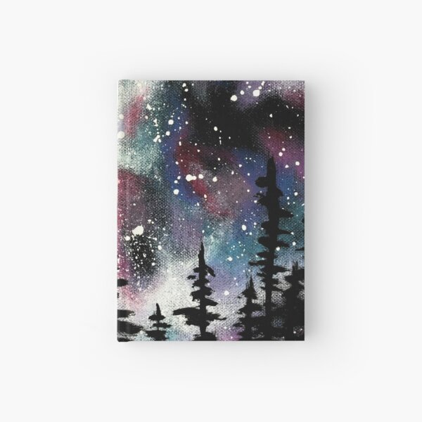 Winter Galaxy Sky Hardcover Journal