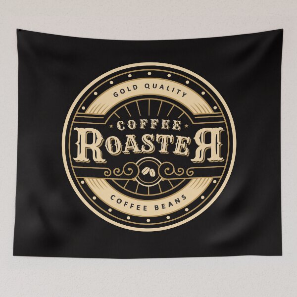 Item preview, Coffee roster gold quality,  coffee bar gold vintage ornament coffee beans designed and sold by coffeeapparel.