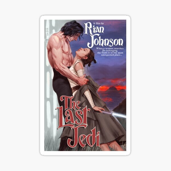 Reylo Romance Novel Cover Sticker