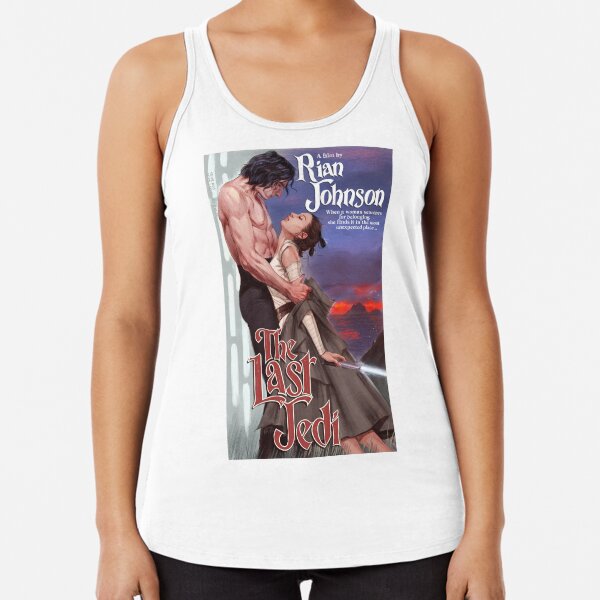 ella lo encuentra en el lugar más inesperado ...
--------
Un homenaje a la ilustración de la famosa novela romántica GOAT Robert McGinnis Camiseta con espalda nadadora