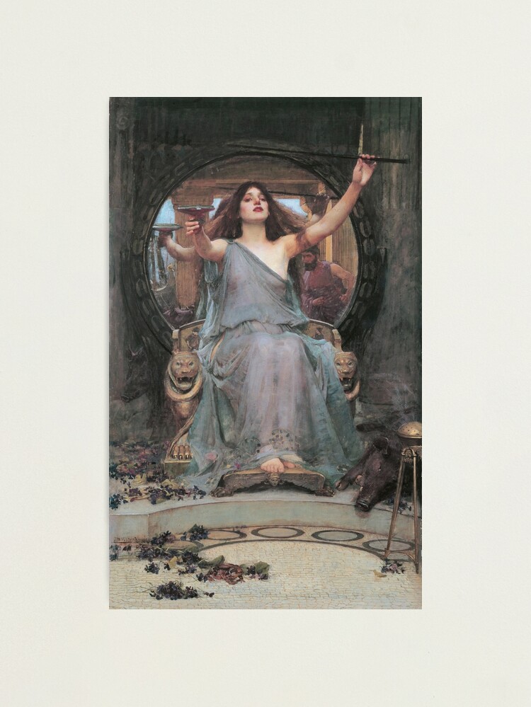 Thumbnail 1 of 3, Photographic Print, Circe Offering The Cup To Ulysses designed and sold by zolenge-draws.