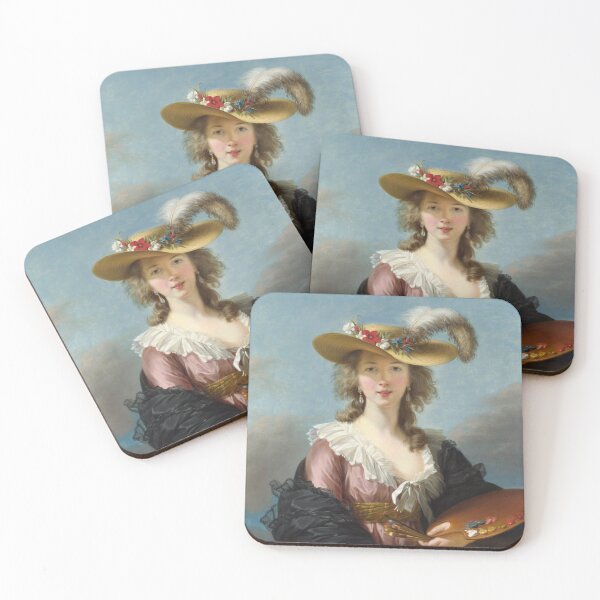 Item preview, Self Portrait in a Straw Hat, Elisabeth Louise Vigee Le Brun, 1782 designed and sold by Vintage Wall Art.