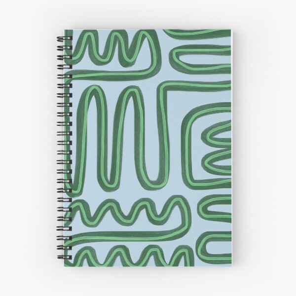 Item preview, Abstract Lines: Green, Light Green, and Blue  designed and sold by rockchicksuprem.