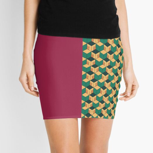 Tomioka pattern Mini Skirt