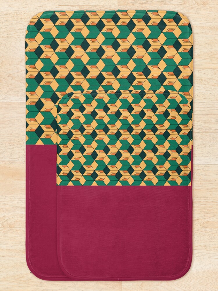 Alternate view of Tomioka pattern Bath Mat