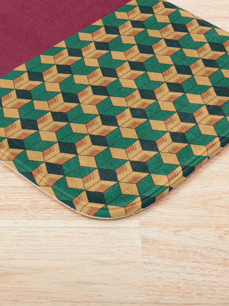 Alternate view of Tomioka pattern Bath Mat