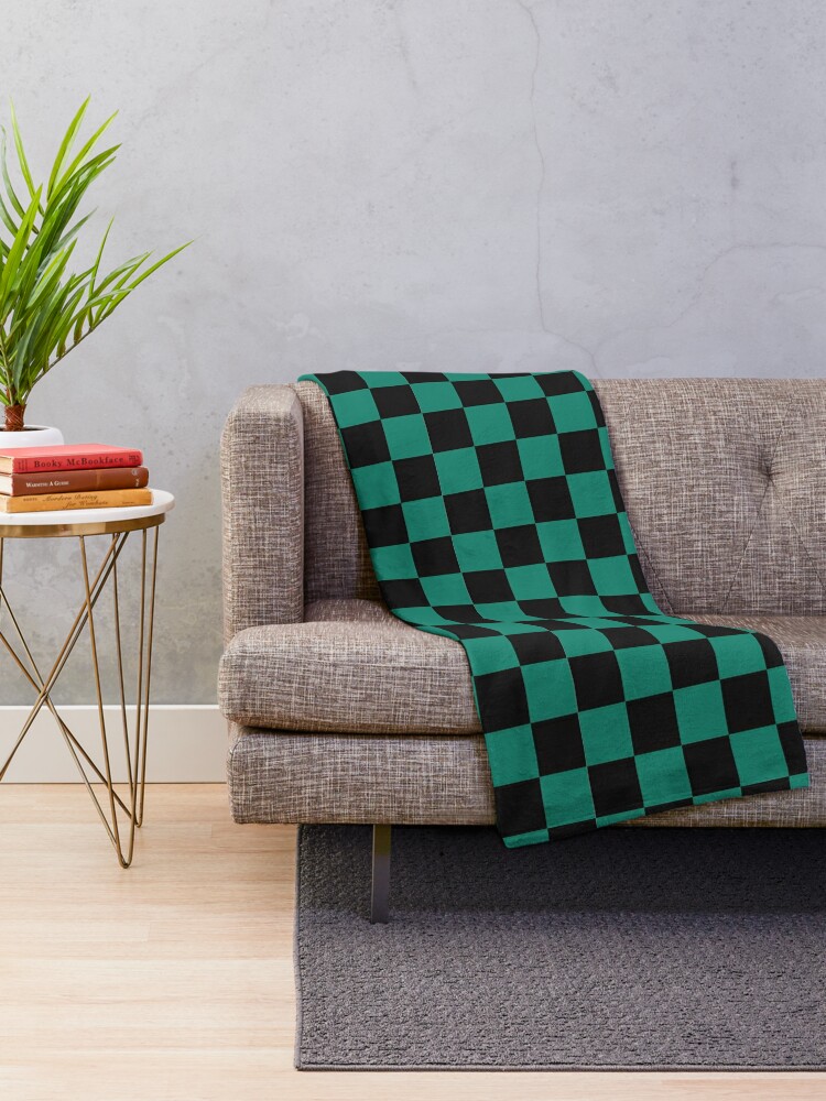 "Tanjiro pattern" Throw Blanket by lued | Redbubble