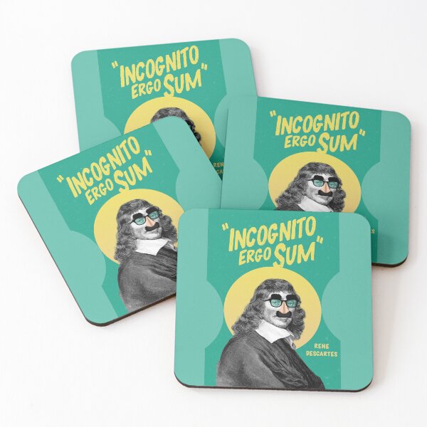 Item preview, Incognito, Ergo Sum - Descartes designed and sold by wearphilosophy.