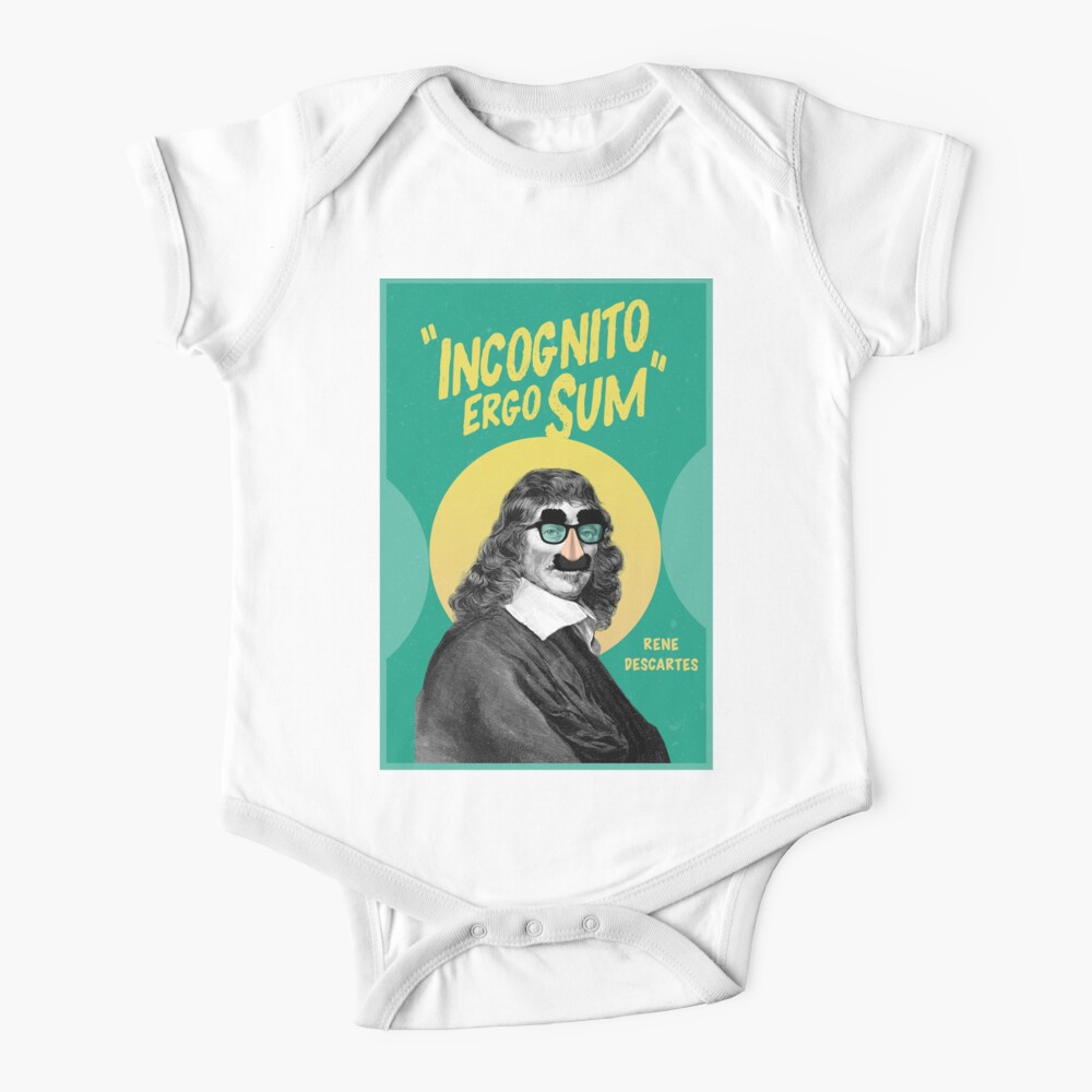 Incognito Ergo Sum Descartes Baby One Piece By Wearphilosophy Redbubble Incognito Ergo Sum Descartes Baby One Piece By Wearphilosophy Redbubble