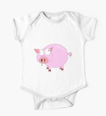 Cartoon pig One Piece - Short Sleeve