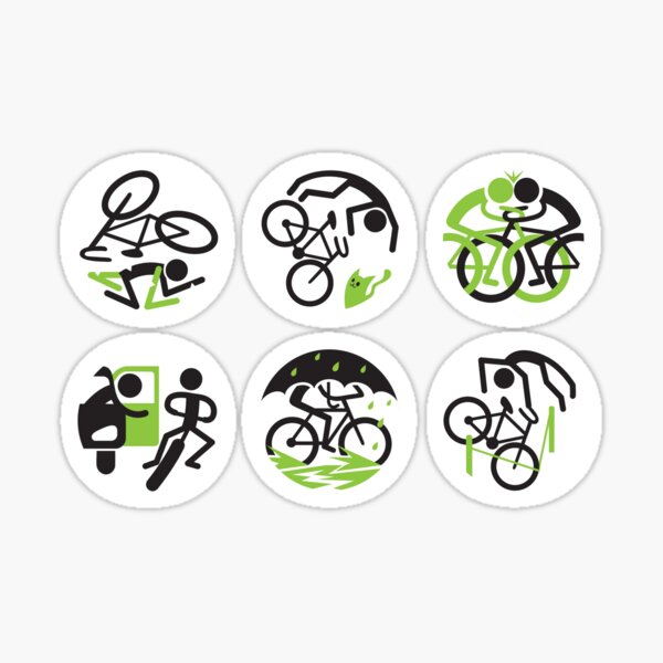 Dangers on the road 13-18 Sticker