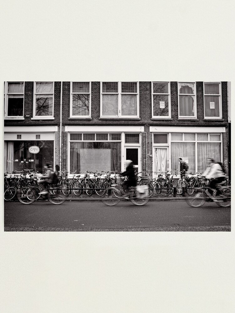 Alternate view of Bicycling in the fast lane, Utrecht, The Netherlands Photographic Print