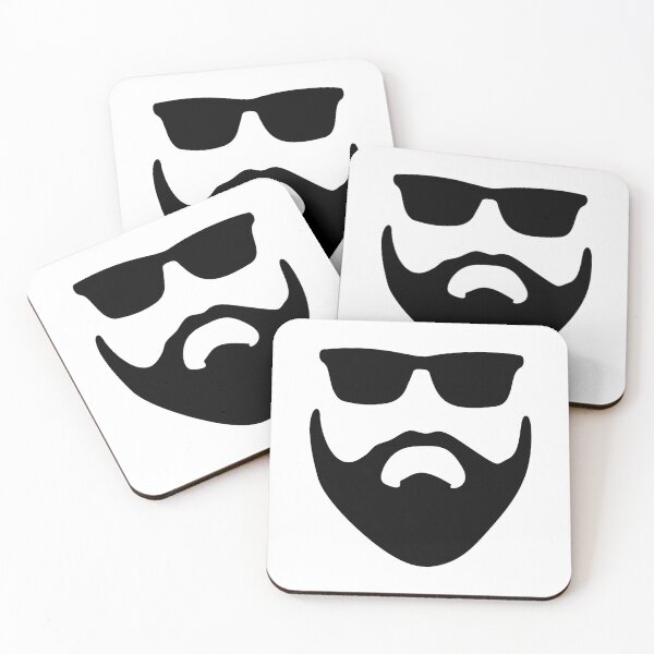 Item preview, face with beard and glasses designed and sold by Kinisis.