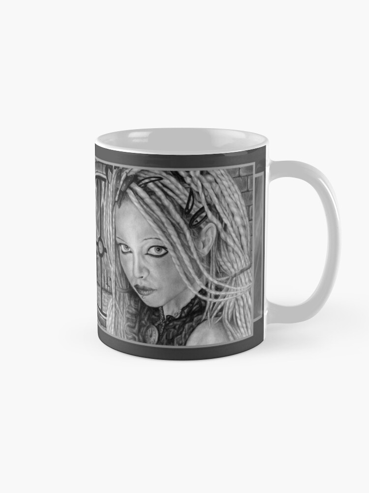 Thumbnail 5 of 6, Coffee Mug, Stormbringer: Original drawing by Dean Sidwell designed and sold by DeanSidwellArt.