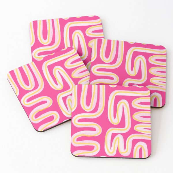 Item preview, Abstract Lines: Pink and Yellow  designed and sold by rockchicksuprem.