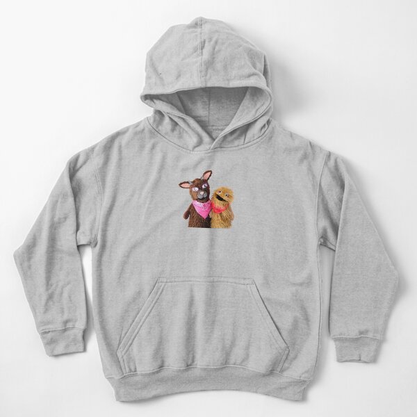 Wump Mucket Puppets Jacqui & Coleman merchandise Kids Pullover Hoodie