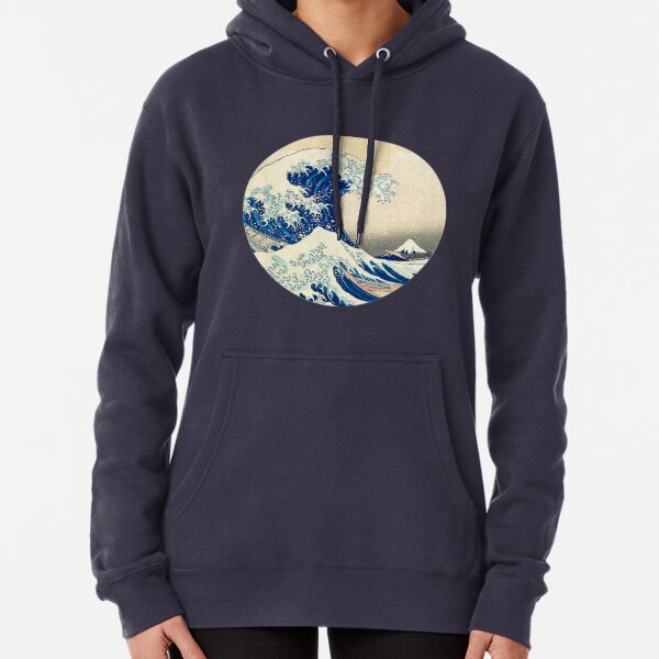 La grande vague au large de Kanagawa Sweat à capuche épais