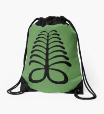 aya adinkra africa ghana symbol Drawstring Bag