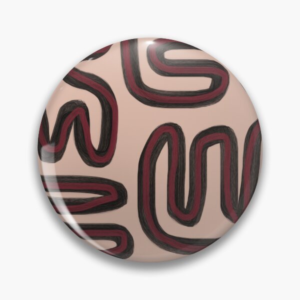 Item preview, Abstract Lines: Black, Burgundy, and Tan designed and sold by rockchicksuprem.