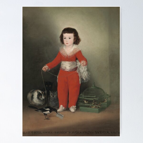 Item preview, Manuel Osorio Manrique de Zuniga by Francisco Goya, 1788 designed and sold by Vintage Wall Art.