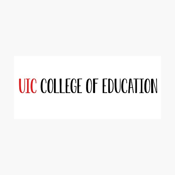 Item preview, UIC College of Education 4 designed and sold by Nicole Christine.