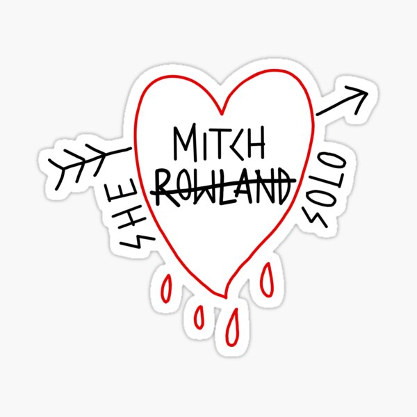 Mitch Rowland She Solo Bleeding Heart Sticker