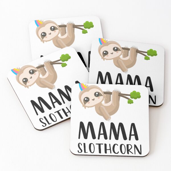 Item preview, MAMA Slothcorn Cute Sloth designed and sold by ANAS MAATI.