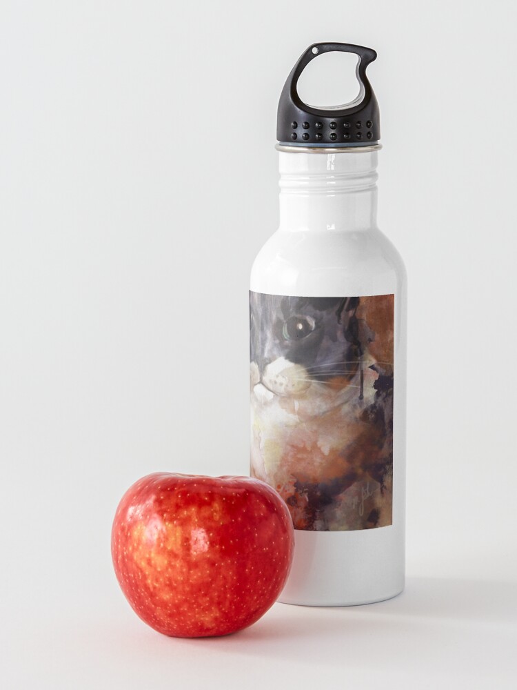 Alternate view of Baby the Grey and White Cat Water Bottle