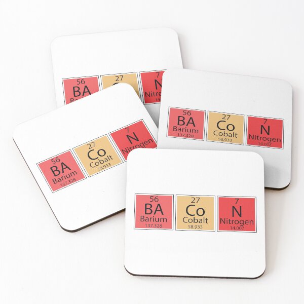 Item preview, bacon periodic table designed and sold by Tijn-W-B.
