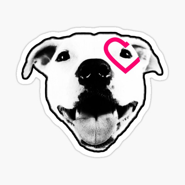 Item preview, Heart over eye Pittie designed and sold by Believeabull.