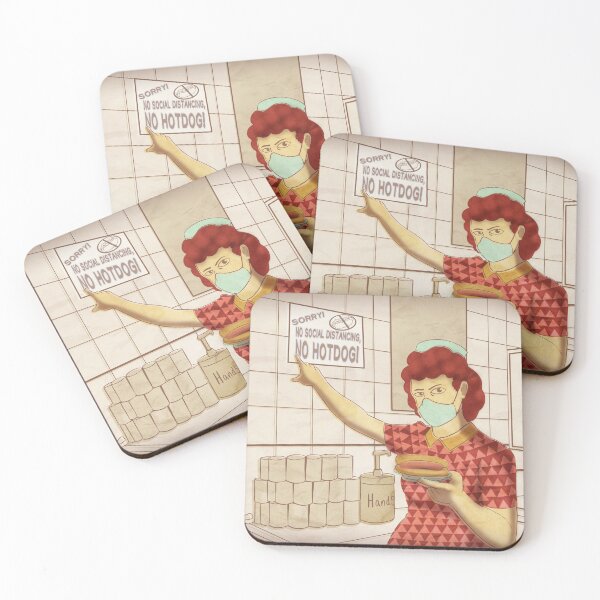 Item preview, No Social Distancing, NO HOTDOG designed and sold by guersom Navarro.