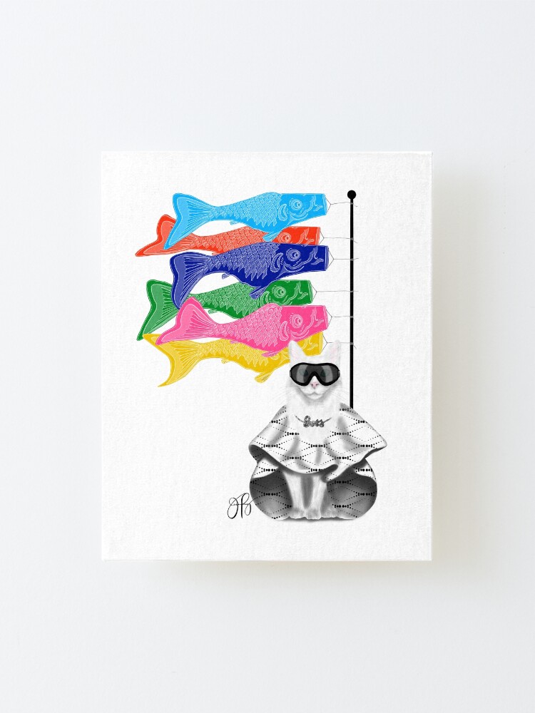 Alternate view of Boss Babe Windsock Fish Mounted Print