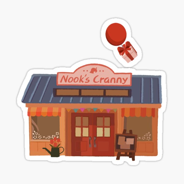 Nook’s cranny Sticker