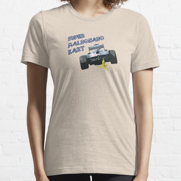 Super Maldonado Kart - Blue Writing Essential T-Shirt
