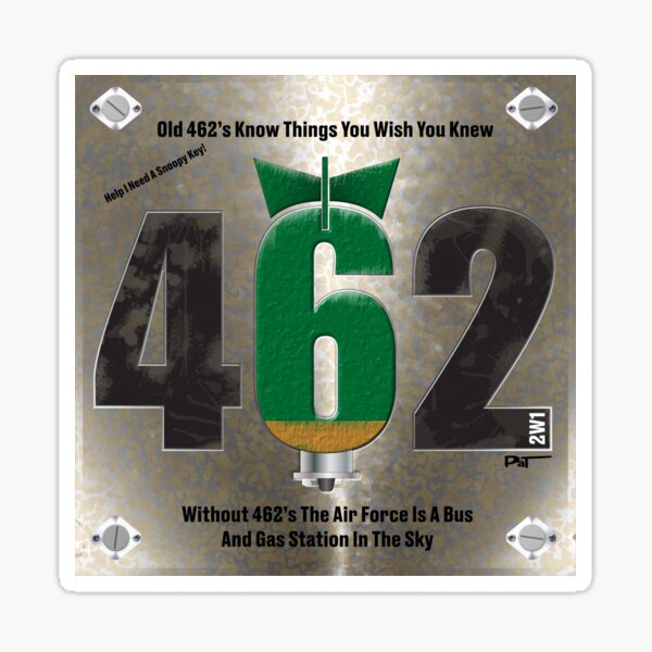 462, 462X0, 2W1 Sticker