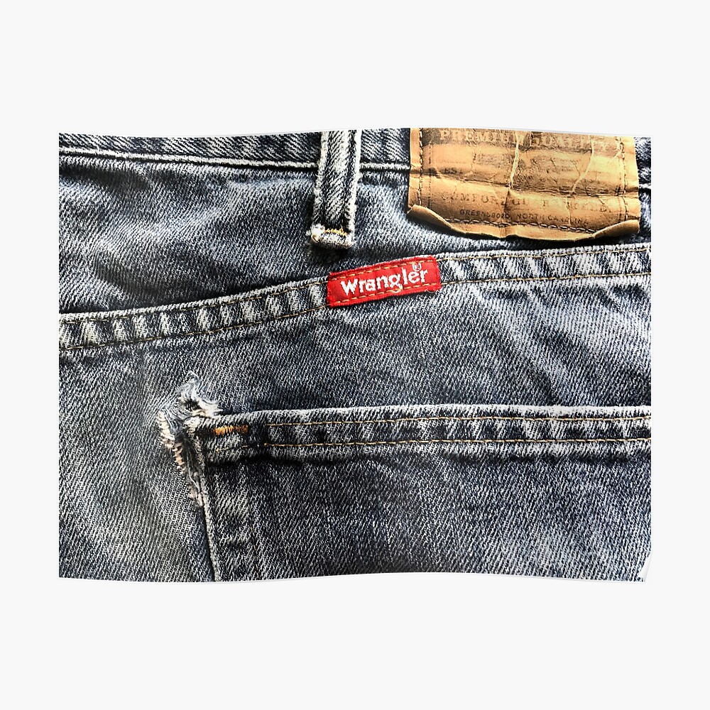 wrangler jeans pocket