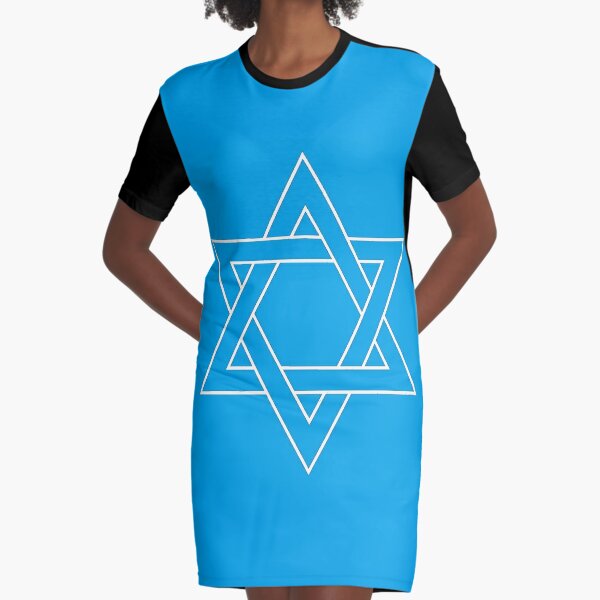 #Star of #David #Clipart #StarOfDavid, Masks Graphic T-Shirt Dress
