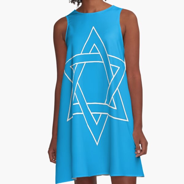 #Star of #David #Clipart #StarOfDavid, Masks A-Line Dress