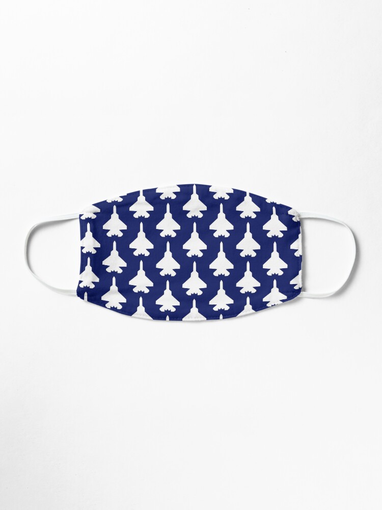 Alternate view of F-22 raptor silhouette Mask