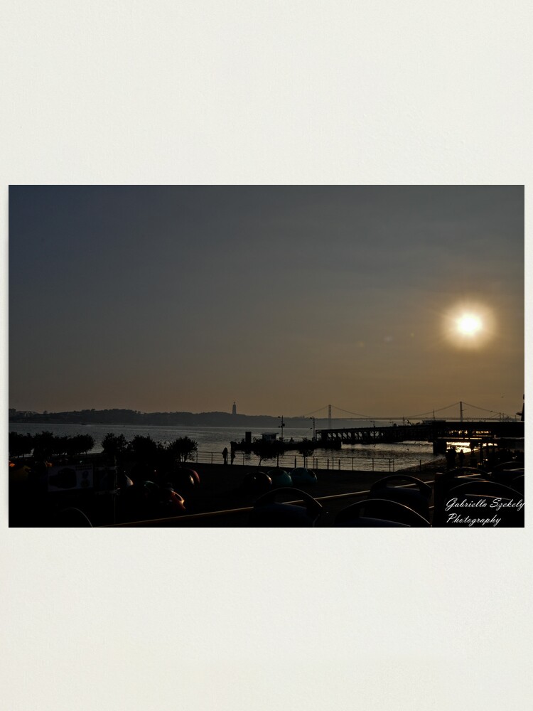 Alternate view of Sunset ove the bay Photographic Print