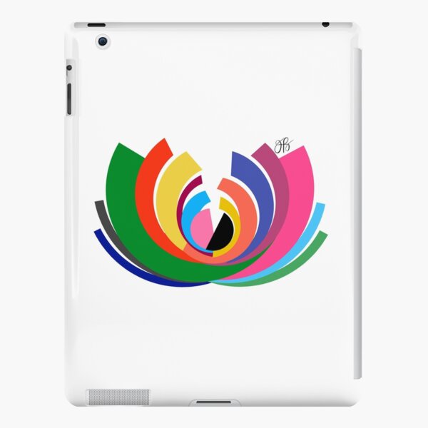 Abstract Lotus iPad Snap Case