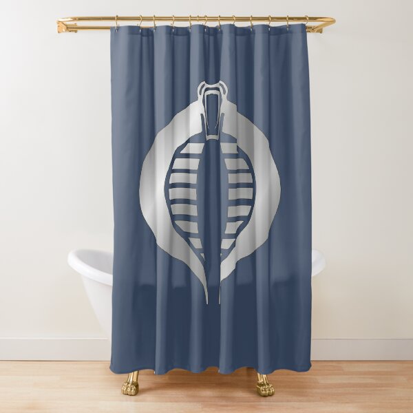 Disover Gi Joe Cobra Trooper Logo Shower Curtain