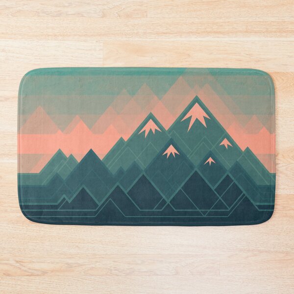 Item preview, Geometric Mountains designed and sold by Wayne Minnis.