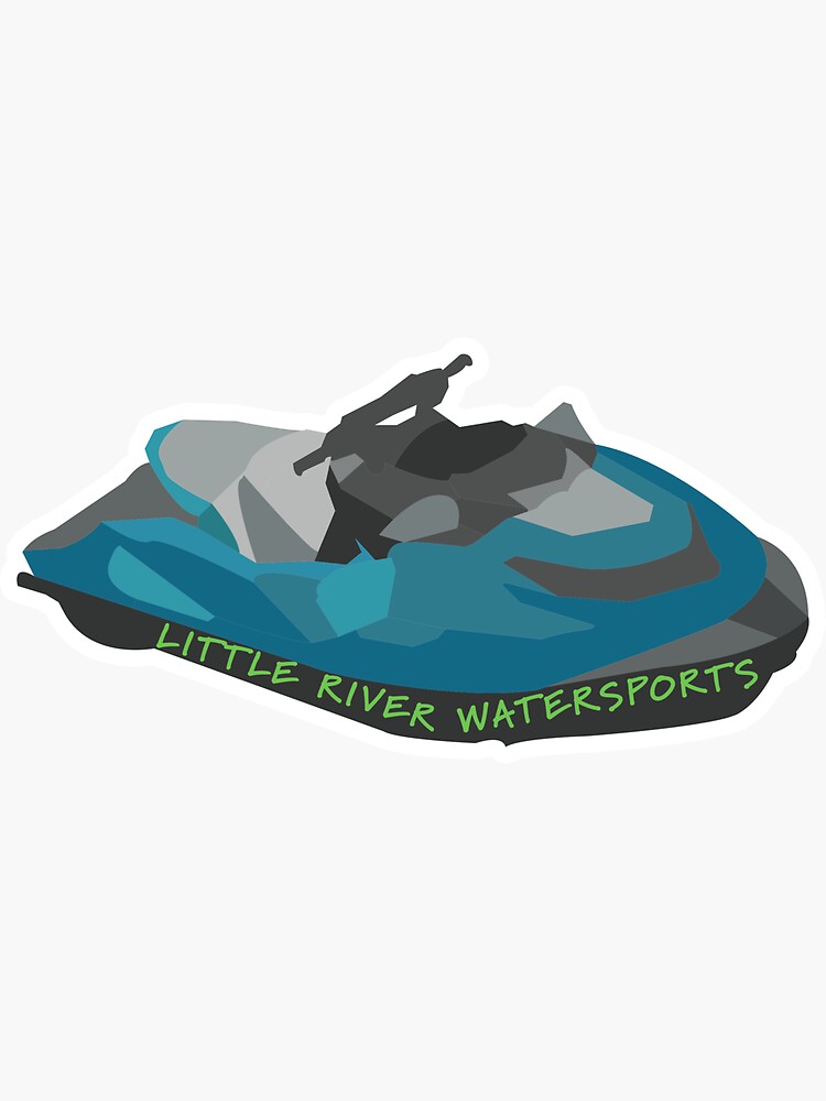 "Little River Watersports" Sticker by jenkettner Redbubble