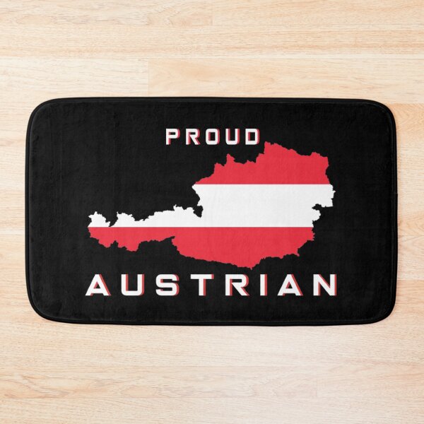 Item preview, Austrian Pride Flag Country Outline Design designed and sold by JG0024.