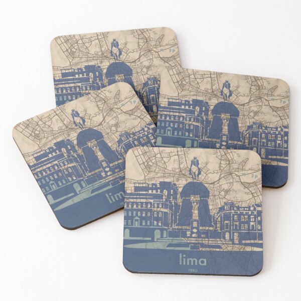 Item preview, Map + Silhouette | Lima designed and sold by CPTVDesign.