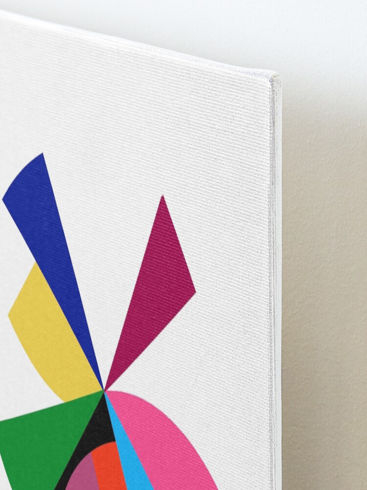 Alternate view of Abstract Windmill Mounted Print